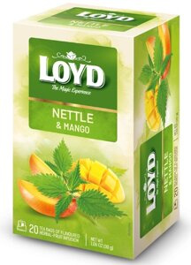 Herbatka ziołowo-owocowa Loyd Nettle & Mango - pokrzywa i mango 20x1,5g – NIEDOSTĘPNY