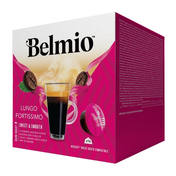 Kapsułki do Dolce Gusto zamienniki Belmio Lungo Fortissimo 16 sztuk