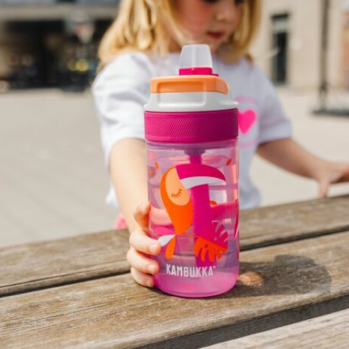 Butelka na wodę dla dzieci Kambukka Lagoon 400ml - Toekan Love