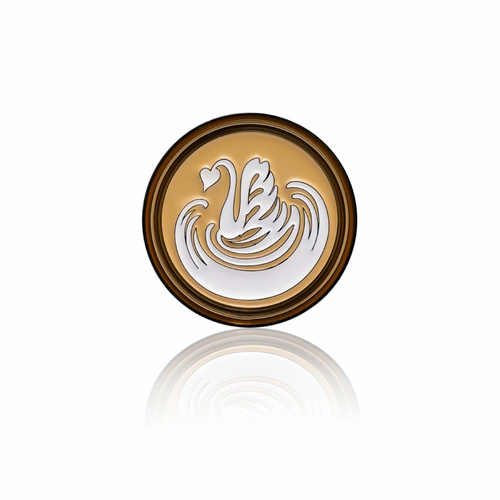 Przypinka - Latte art