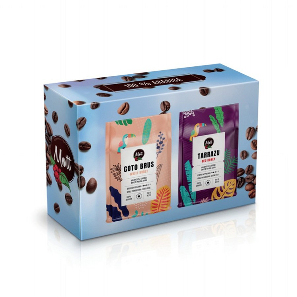 Zestaw kaw Mott Coffee - White Honey + Red Honey 2x250g - NIEDOSTĘPNY