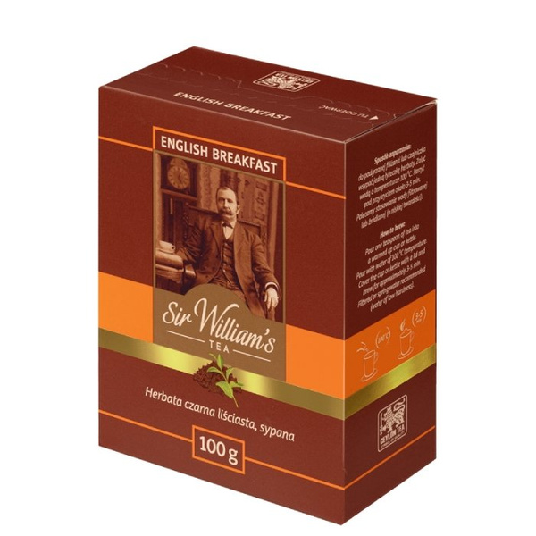 Czarna herbata liściasta Sir Williams Tea English Breakfast 100g
