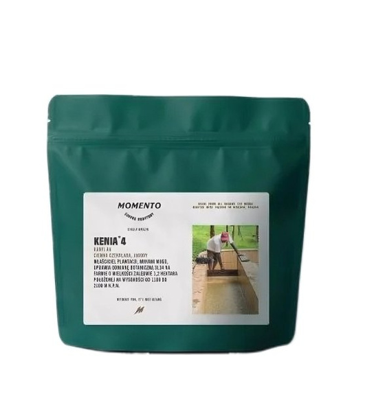 Kawa ziarnista Momento Coffee Kenia Nº4 Kanyi AA 250g - NIEDOSTĘPNY