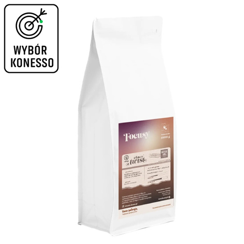 Kawa ziarnista Focusy CHOCO TWIST - Konesso espresso z twistem 1kg - opinie w konesso.pl