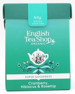 Ziołowa herbata English Tea Shop Cranberry Rosehip Hibiscus 80g - NIEDOSTĘPNY