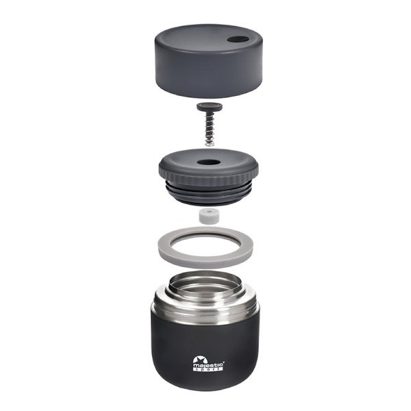 Termos obiadowy Majestic Sport Kea 500 ml - Czarny