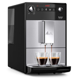 Ekspres do kawy Melitta Purista F23/0-101 - srebrno czarny + GRATIS 1KG KAWY