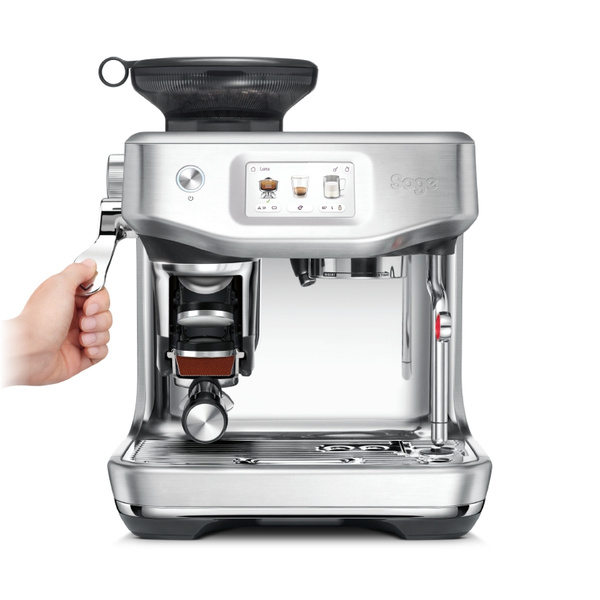 Ekspres do kawy Sage the Barista Touch™ Impress SES882BSS - Szczotkowana stal nierdzewna + ZESTAW AKCESORIÓW BARISTY GRATIS