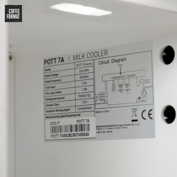 Lodówka do mleka Coffee Format POTT 7A