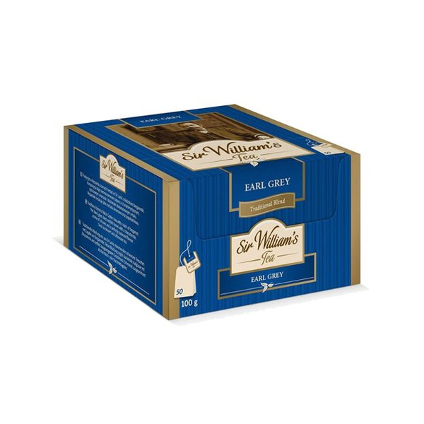 Czarna herbata Sir Williams Tea Earl Grey 50x2g