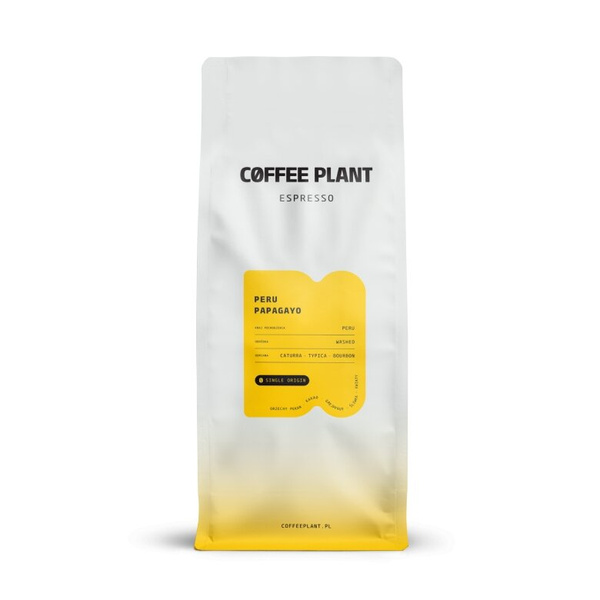 Kawa ziarnista COFFEE PLANT Peru Papagayo Espresso 1kg – NIEDOSTĘPNY