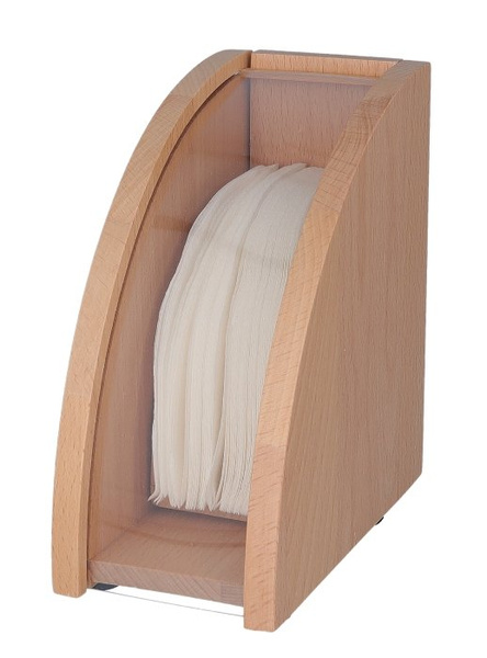 Drewniany pojemnik na papierowe filtry do kawy AVX