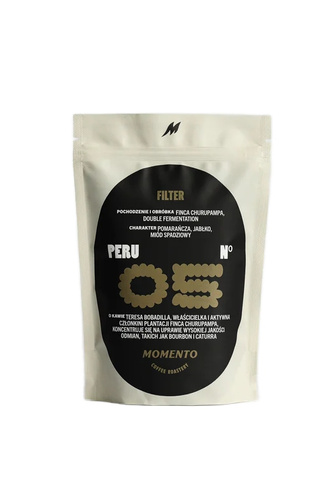 Kawa ziarnista Momento Peru Nº5 Double Washed Fermentation 250g - opinie w konesso.pl