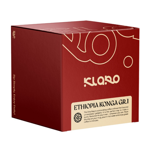 Drip Bag Coffee Klaro Etiopia Konga 8x11g – NIEDOSTĘPNY