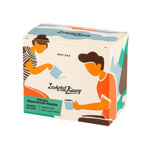 Drip Bag Instytut Kawy Etiopia Shantawene - Bombe 5+1 gratis