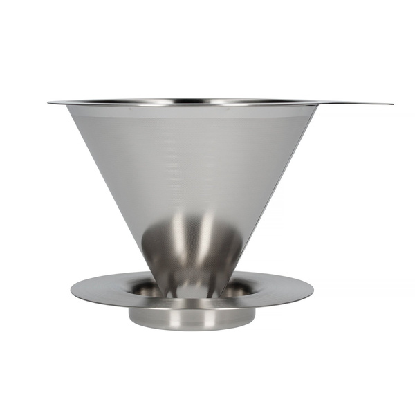 Metalowy Drip Hario V60-02 z podstawką