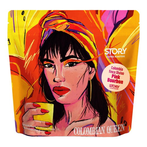Kawa ziarnista Story Colombia Finca Diviso Pink Bourbon 250g - opinie w konesso.pl