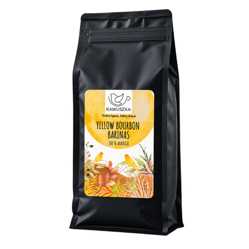 Kawa ziarnista Kawuszka Brazylia Yellow Bourbon Barinas 1kg