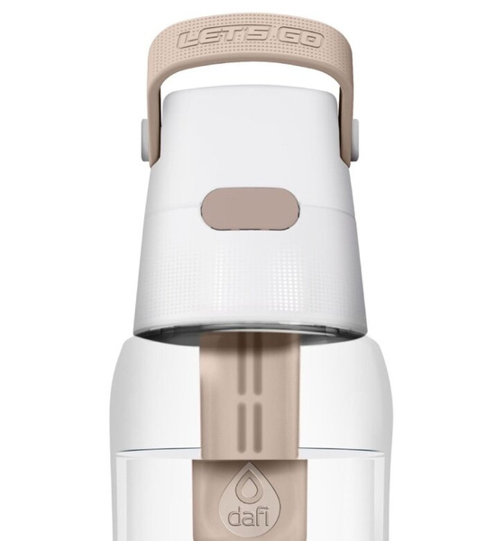Butelka filtrująca Dafi SOLID 0,5 l + filtr węglowy - Cappuccino
