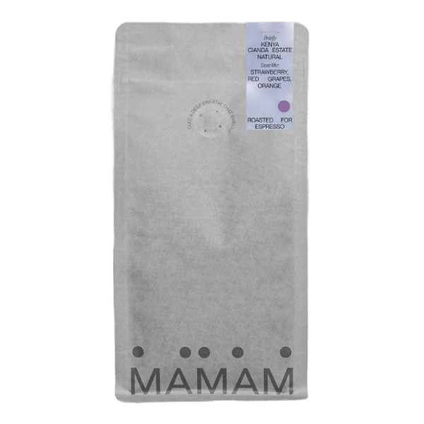 Kawa ziarnista MAMAM Kenia Cianda Estate Natural Espresso 250g