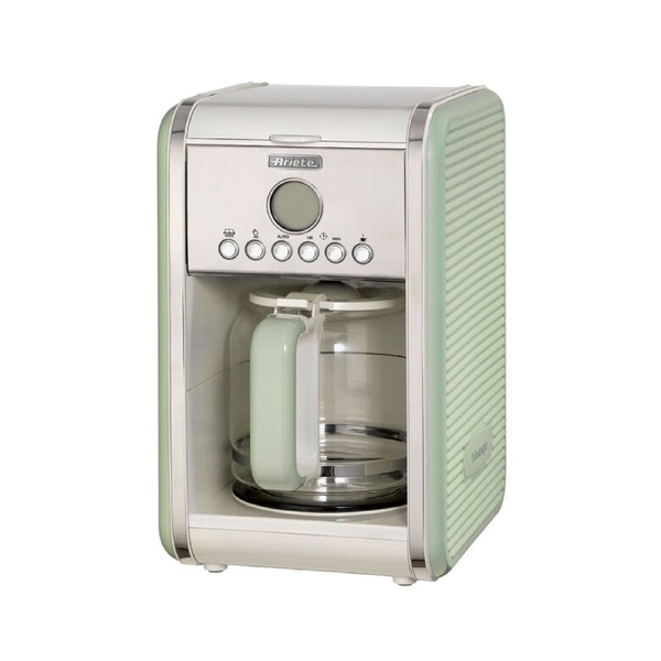 Ekspres przelewowy Ariete Vintage American Coffee Drip 1342/04 - Zielony + GRATIS 250G KAWY