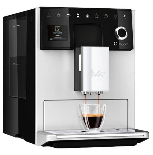 OUTLET 13866 - Ekspres do kawy Melitta F63-101 Caffeo CI Touch - srebrny