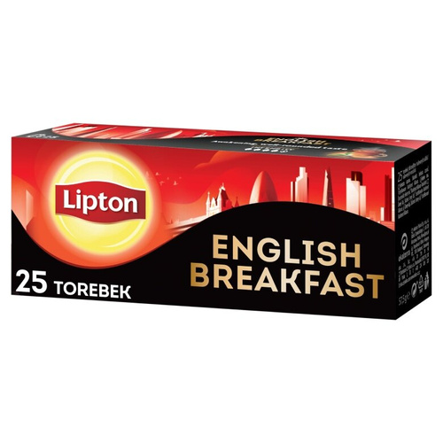 Herbata czarna Lipton English Breakfast 25x2g - opinie w konesso.pl