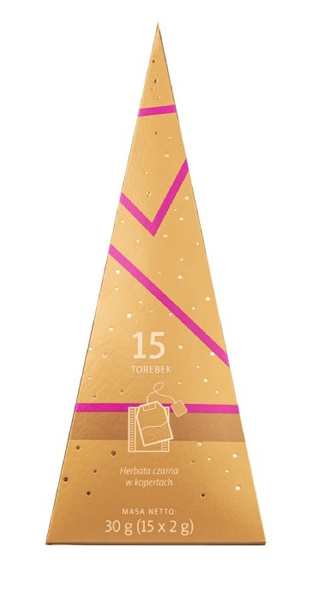 Czarna herbata Sir Williams Tea Ceylon Gold - Piramida 15x2g