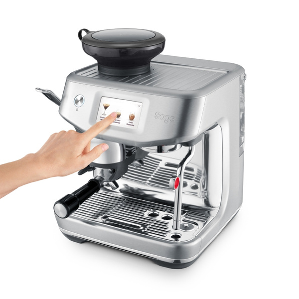 Ekspres do kawy Sage the Barista Touch™ Impress SES882BSS - Szczotkowana stal nierdzewna + ZESTAW AKCESORIÓW BARISTY GRATIS