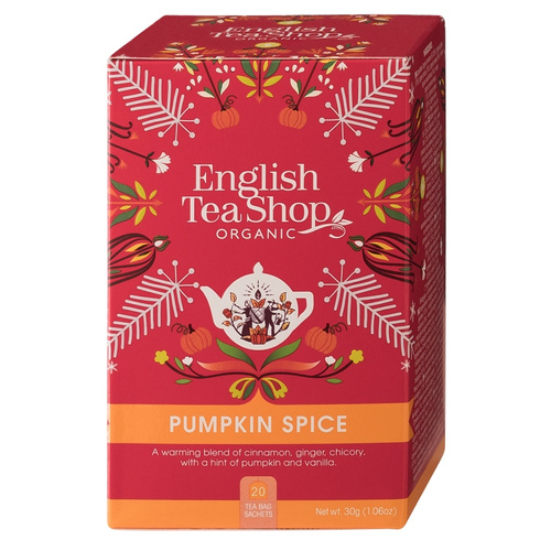 Herbata English Tea Shop Pumpkin Spice 20x1,5g - opinie w konesso.pl