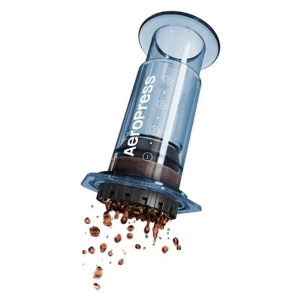 Zaparzacz do kawy AeroPress Clear - Niebieski