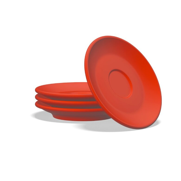 Filiżanka do espresso Club House Tulipano 70ml - Czerwona