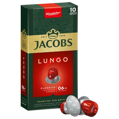 Kapsułki do Nespresso Jacobs Lungo 6 Classico 10 szt.