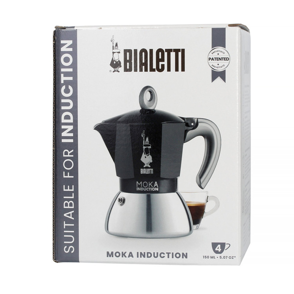 Kawiarka Bialetti New Moka Induction 4 filiżanki - Czarna