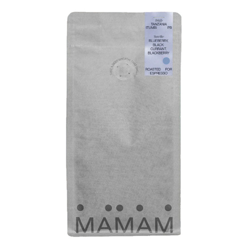 Kawa ziarnista MAMAM Tanzania Itumbi PB Espresso 250g