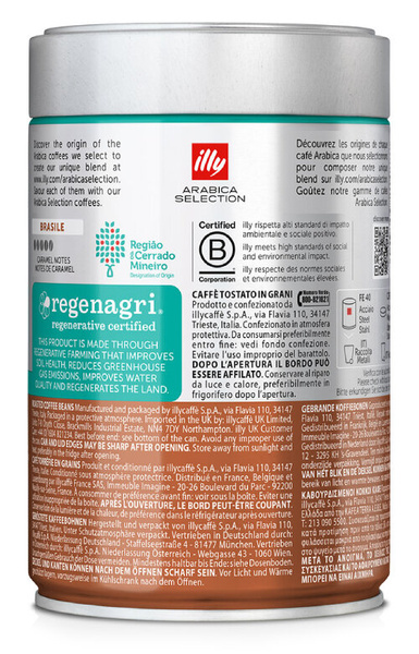 OUTLET - Kawa ziarnista illy Arabica Selection Brazil Cerrado Mineiro 250g