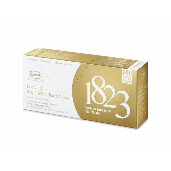 Biała herbata Ronnefeldt Royal White Tea & Cassis 15x2,2g – NIEDOSTĘPNY