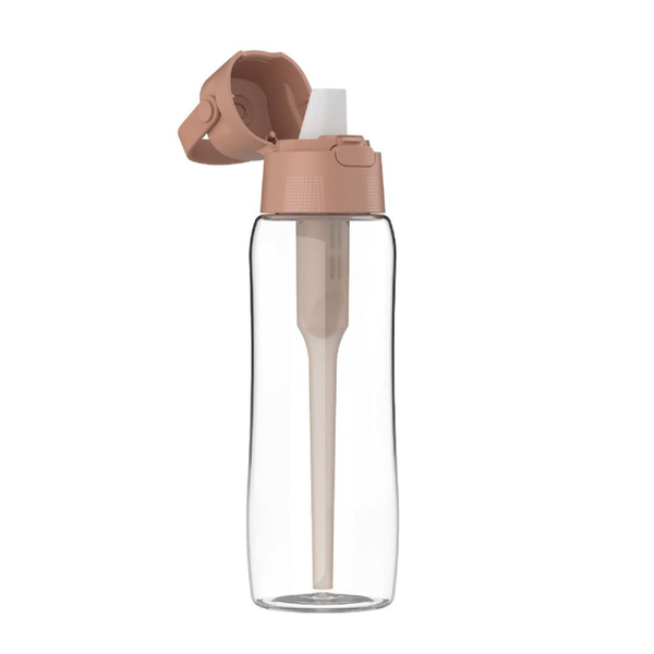 Szklana butelka filtrująca wodę Dafi GLASS 0,6 L + filtr - Mocha Mousse