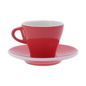 Filiżanka do cappuccino Club House Gardenia 170 ml - Łososiowa czerwień - NIEDOSTĘPNY