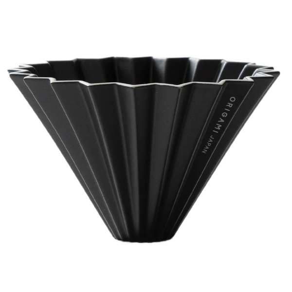 Ceramiczny Origami Dripper M - Czarny