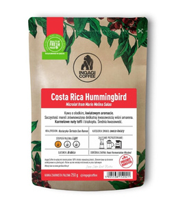 Kawa ziarnista Ingagi Coffee Kostaryka Hummingbird 250g