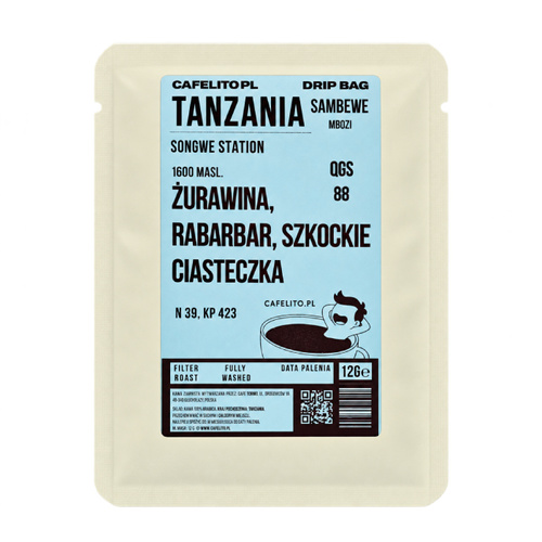 Drip Bag Cafelito Tanzania Sambewe 12g