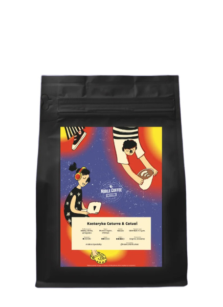 Kawa ziarnista Noble Coffee Kostaryka Caturra & Catuai 250g