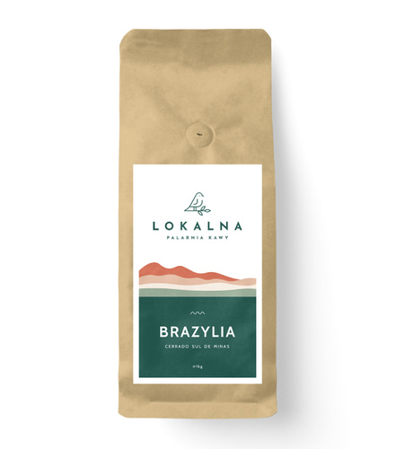 Kawa ziarnista Lokalna Palarnia Kawy Brazylia 1kg