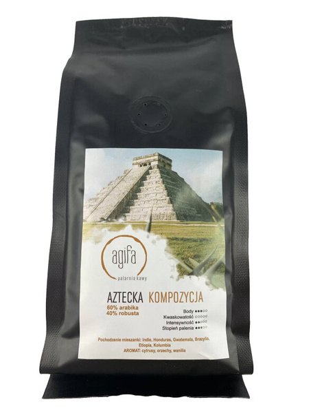 Kawa ziarnista Agifa Aztecka Kompozycja 1kg – NIEDOSTĘPNY