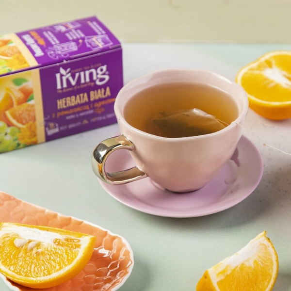 Herbata biała Irving Pomarańcza z agrestem 20x1,5g 