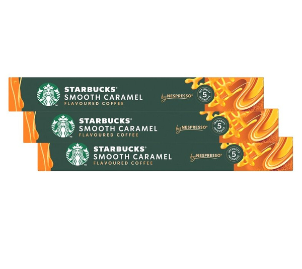 ZESTAW - kapsułki STARBUCKS® Nespresso Smooth Caramel 3x10 szt.
