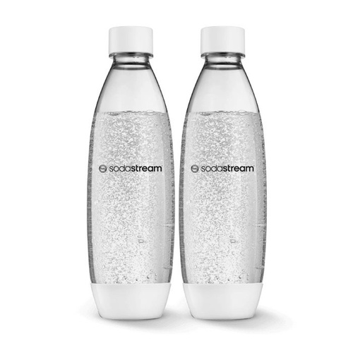 OUTLET - Butelki na wodę SodaStream Fuse 1l - Białe dwupak