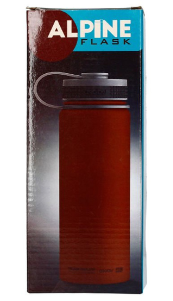 Asobu Alpine Flask - brązowa butelka termiczna 530 ml - NIEDOSTĘPNY
