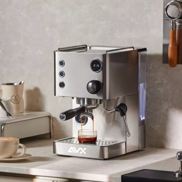 Ekspres do kawy AVX HERO Plus - Stalowy